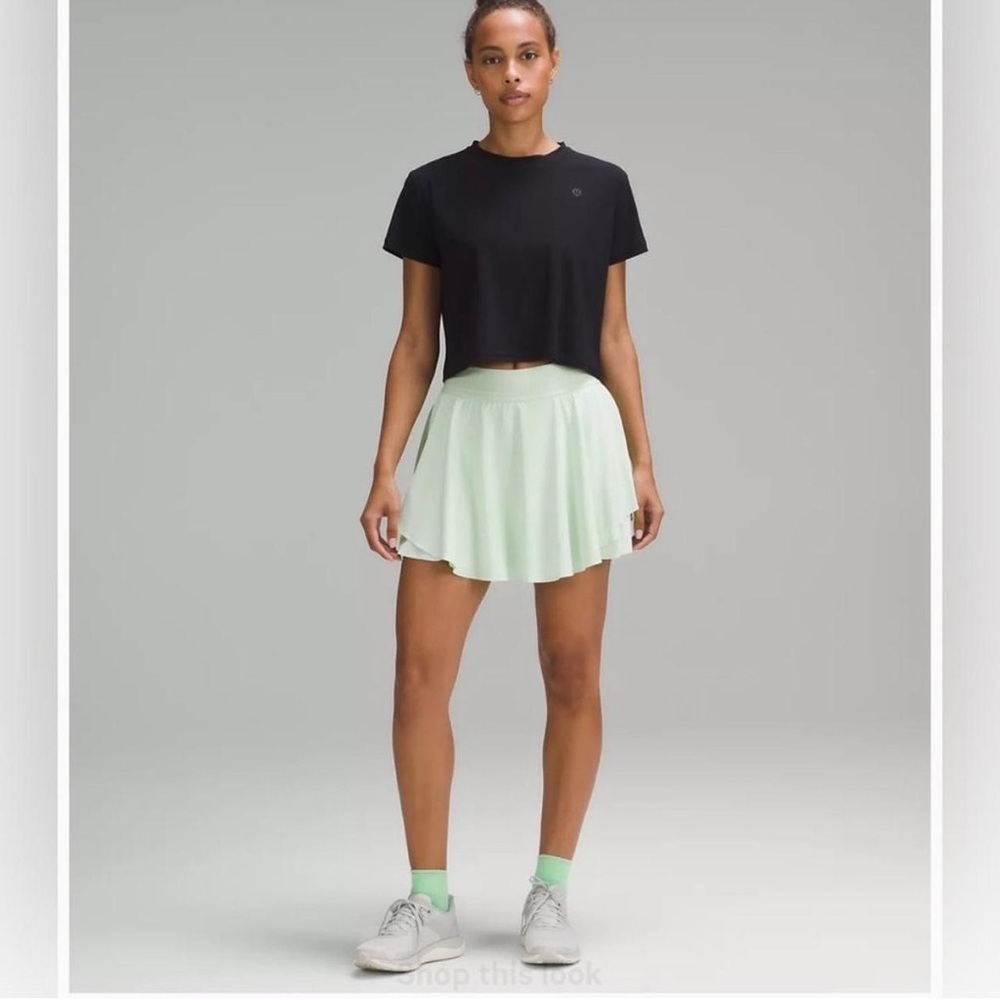 Lululemon Mint Green Court Rival High-Rise Skirt Skort 6 - Picture 3 of 15